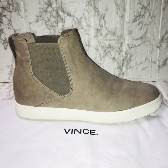 VINCE Newlyn Slip On High Top Sneakers - Picture 12 of 13